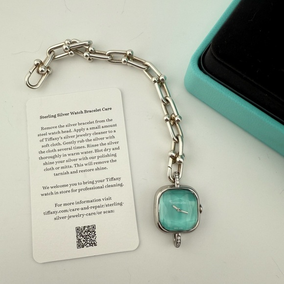 Tiffany & Co. HardWear Watch in Sterling Silver and Steel with Diamonds - Picture 9 of 14